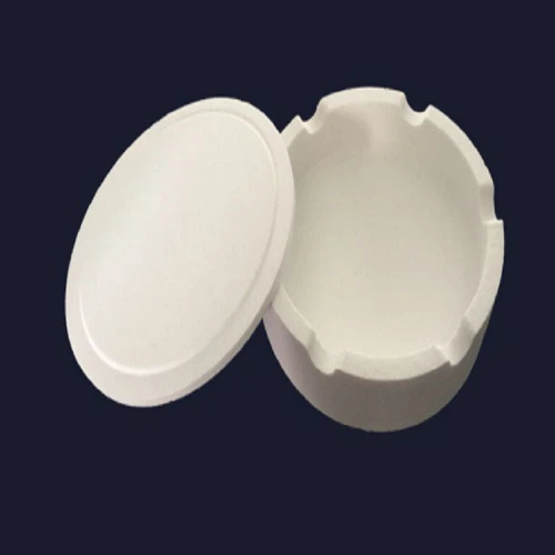 Aluminum Ceramic Crucible With Lid Cap